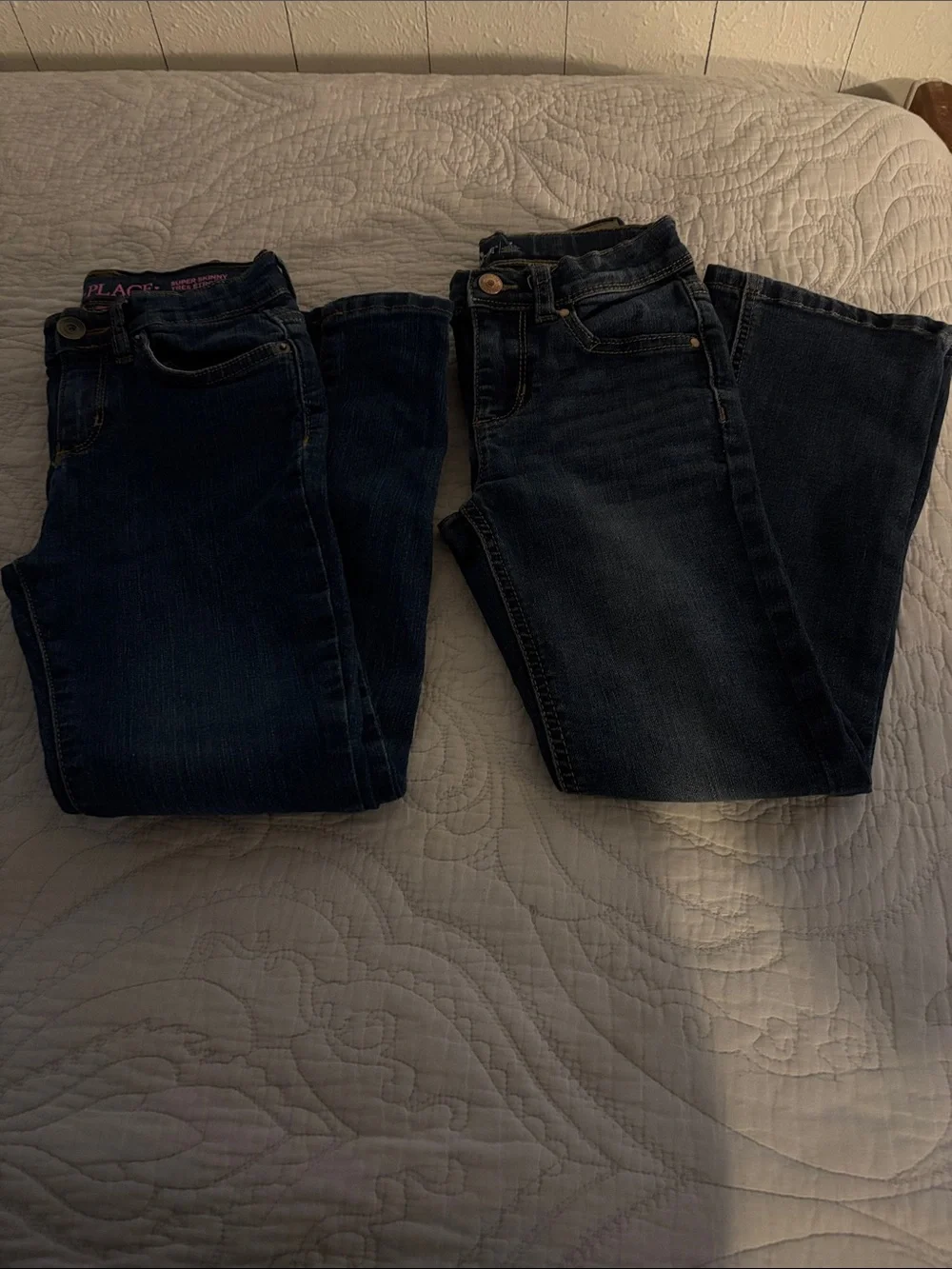 The Children's Place Dark Wash Skinny Jeans &Jordan’s bootcut Jean